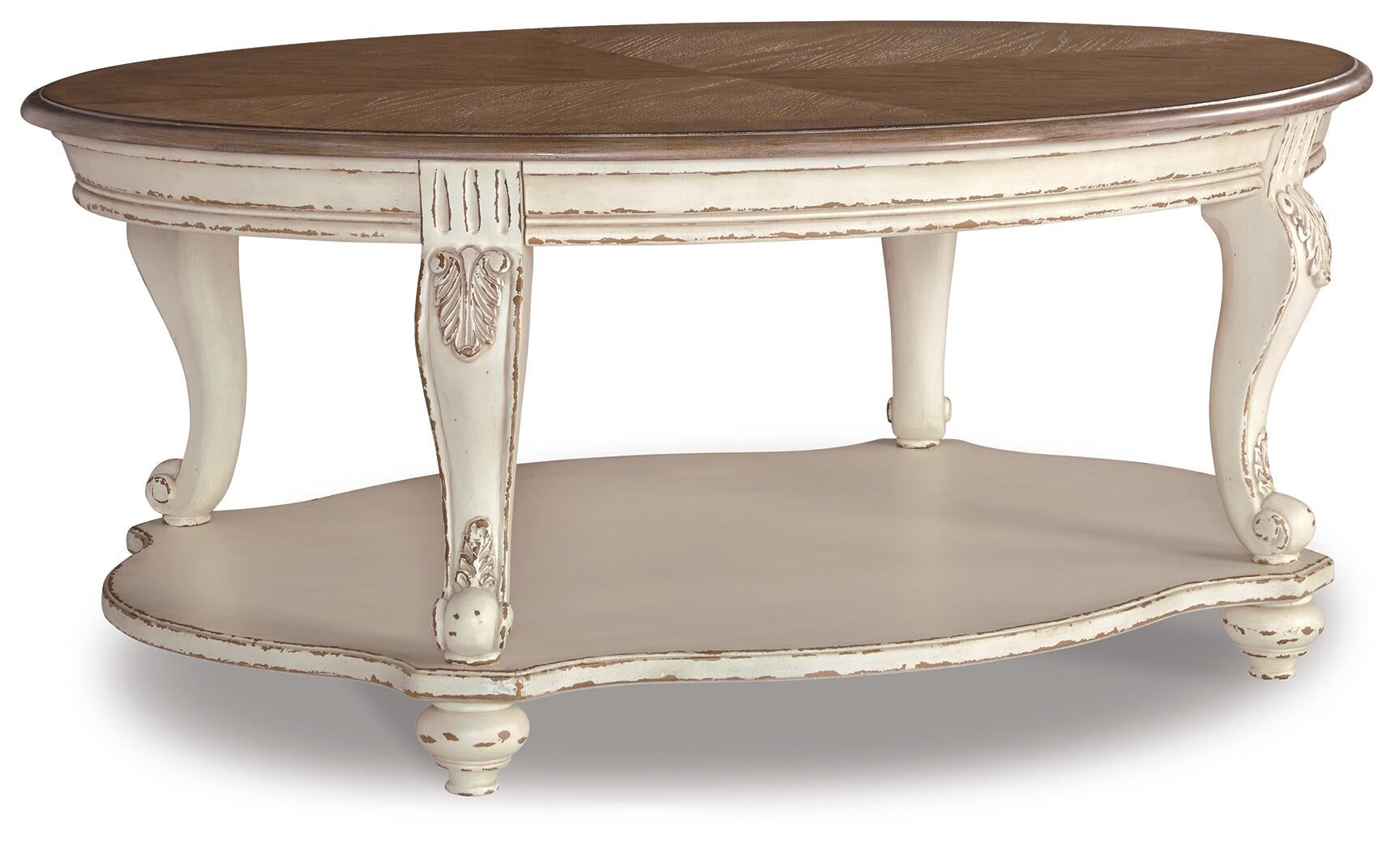 Realyn Oval Cocktail Table Signature Design by Ashley®
