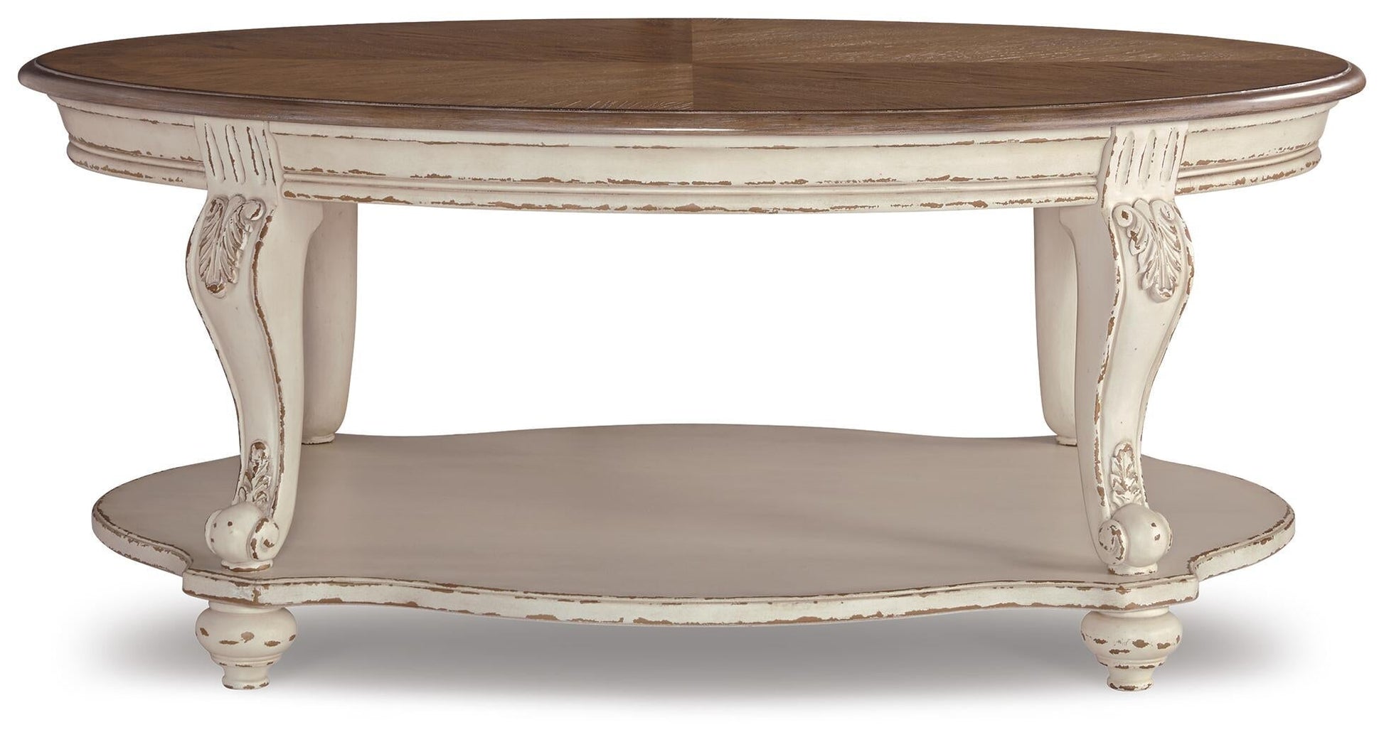 Realyn Oval Cocktail Table Signature Design by Ashley®