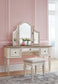 Realyn Vanity/Mirror/Stool (3/CN) Signature Design by Ashley®