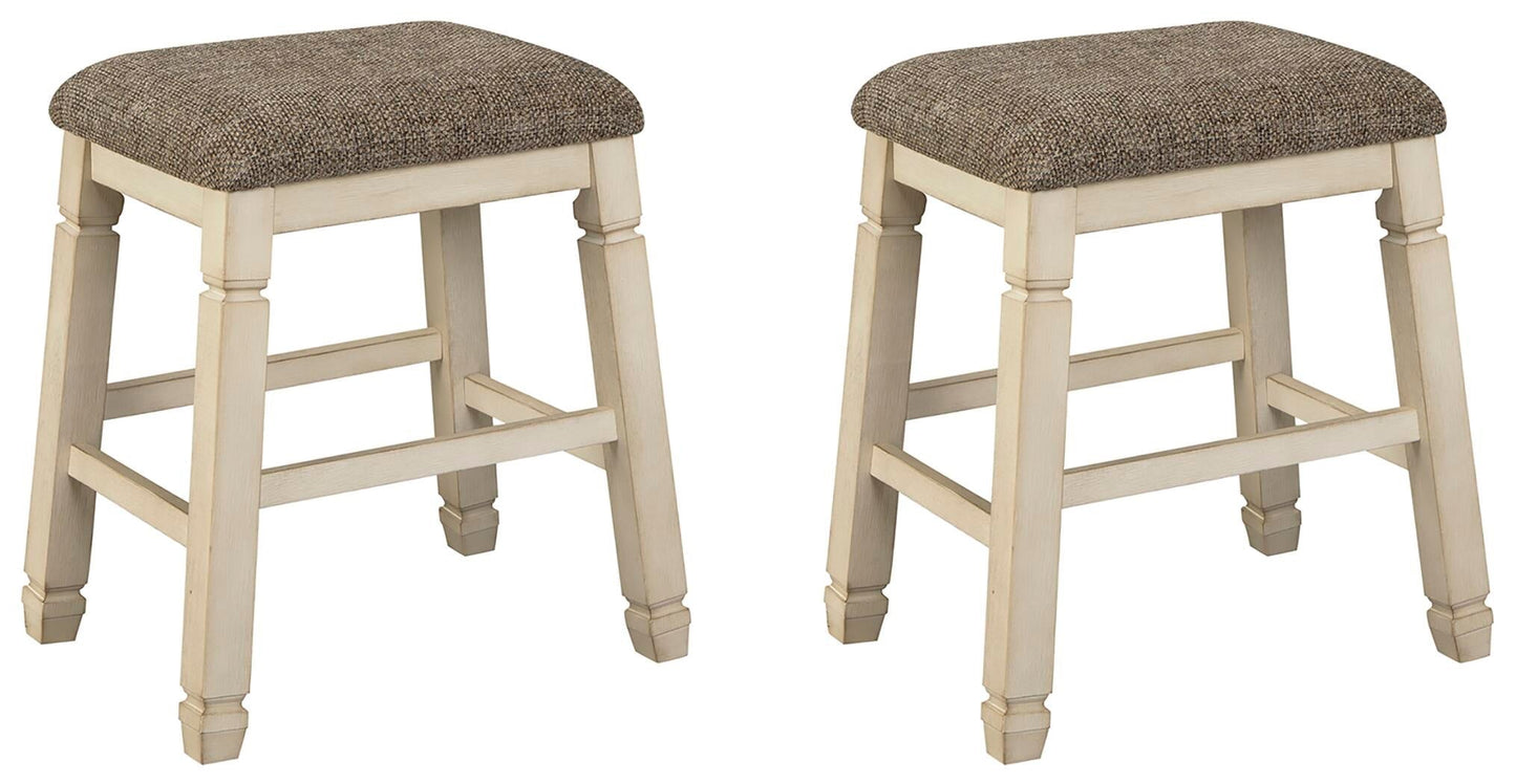 Bolanburg Upholstered Stool (2/CN) Signature Design by Ashley®