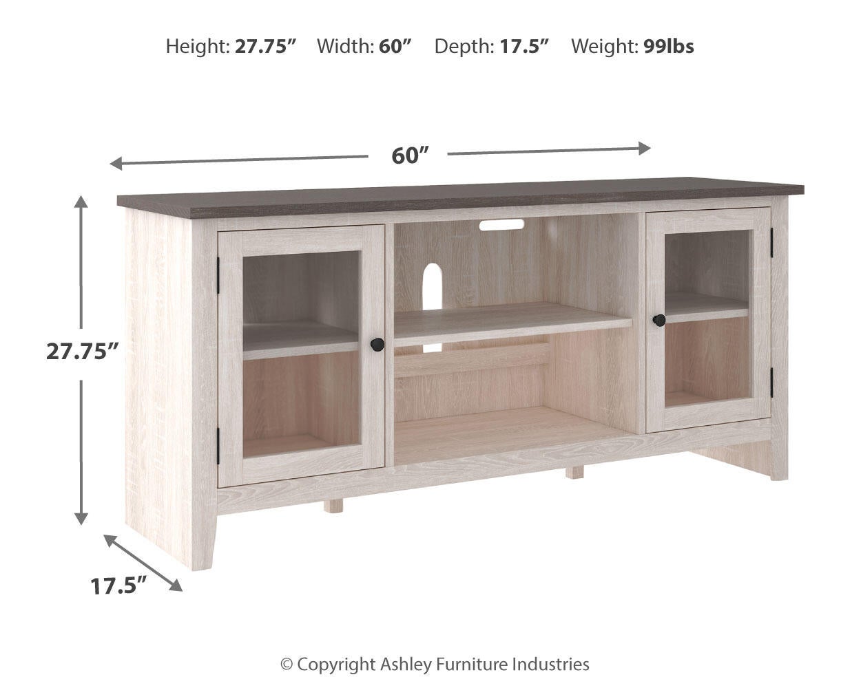 Dorrinson LG TV Stand w/Fireplace Option Signature Design by Ashley®