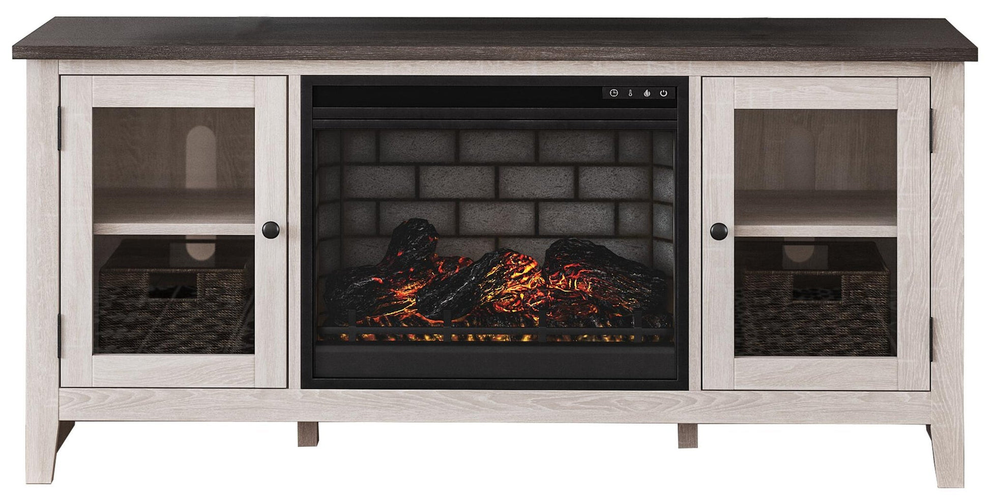 Dorrinson 60" TV Stand with Electric Fireplace Signature Design by Ashley®