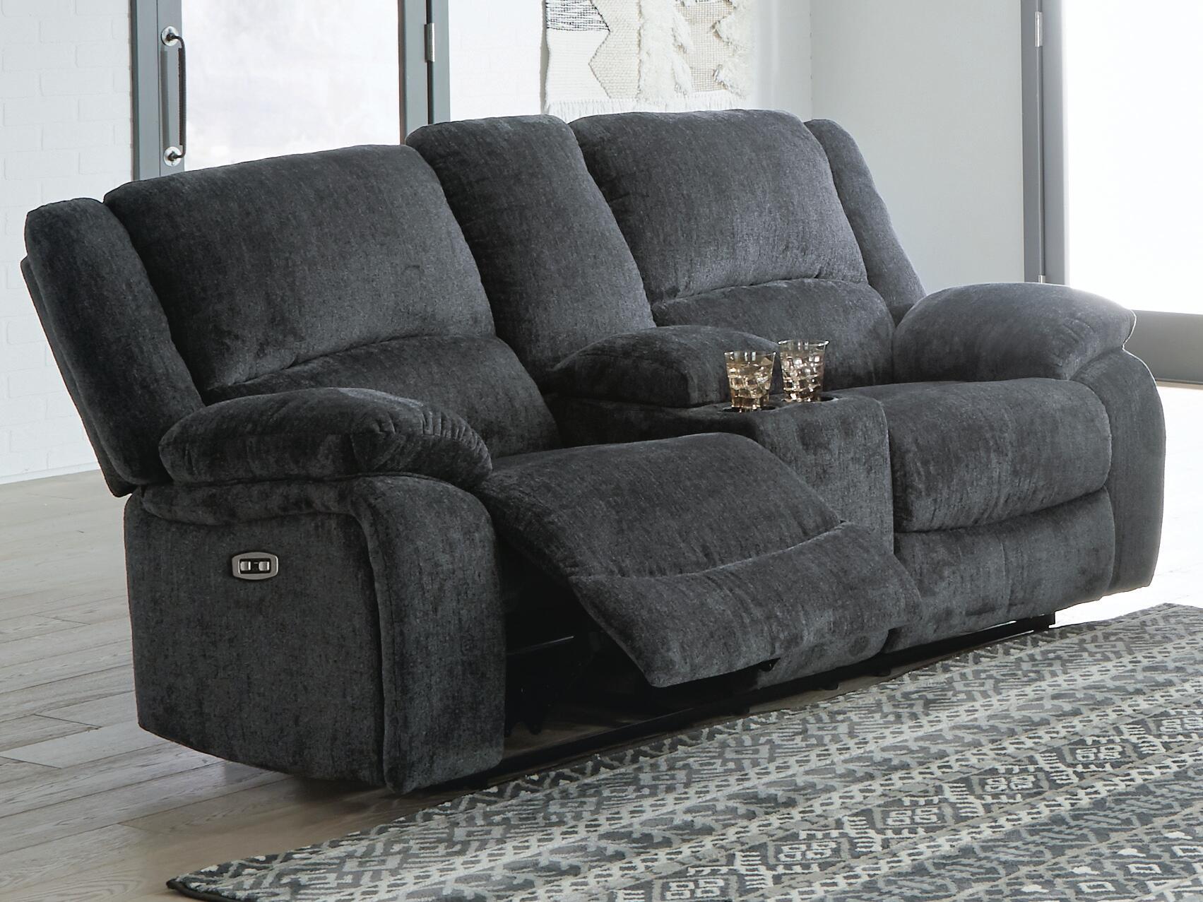 Draycoll DBL REC PWR Loveseat w/Console Signature Design by Ashley®