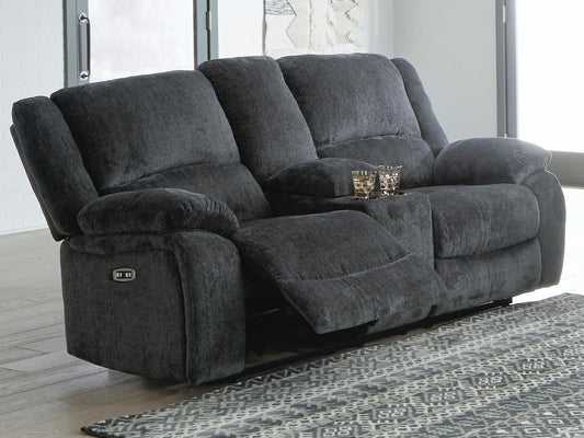 Draycoll DBL REC PWR Loveseat w/Console Signature Design by Ashley®