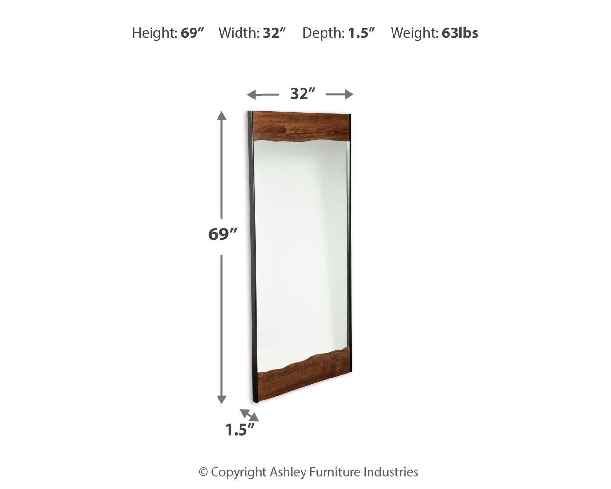 Panchali Floor Mirror Signature Design by Ashley®