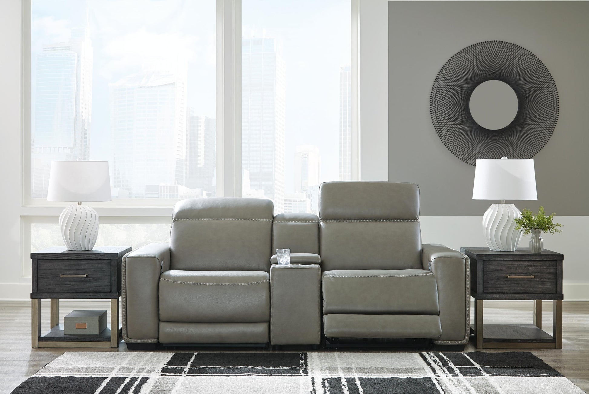 Correze 3-Piece Power Reclining Sectional Loveseat Signature Design by Ashley®