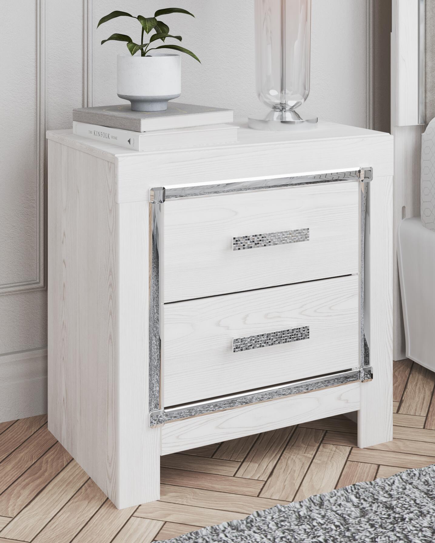 Altyra Two Drawer Night Stand Signature Design by Ashley®