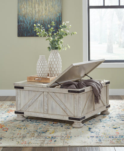 Carynhurst Cocktail Table with Storage Signature Design by Ashley®