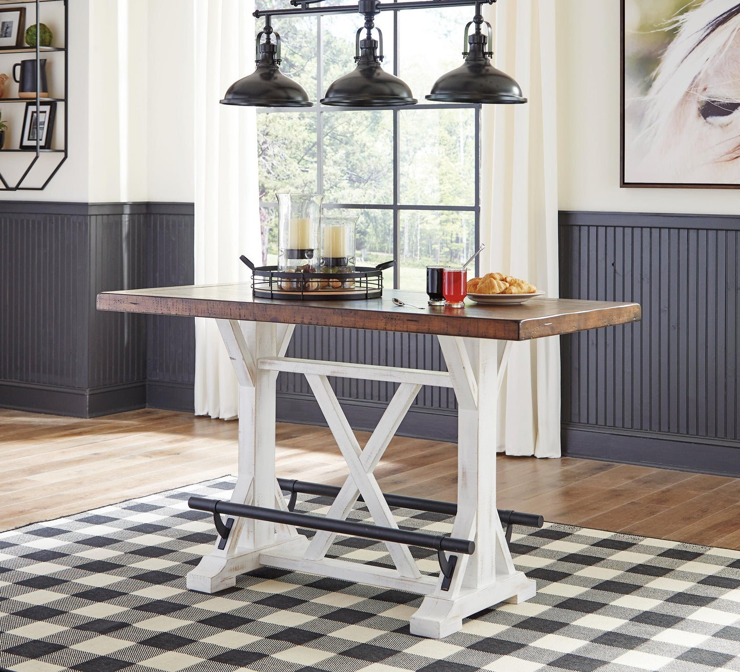 Valebeck RECT Dining Room Counter Table Signature Design by Ashley®