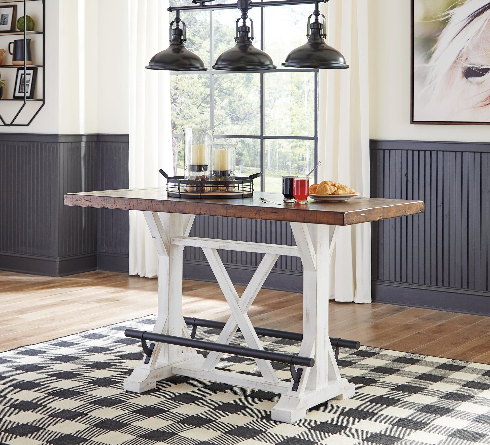 Valebeck RECT Dining Room Counter Table Signature Design by Ashley®