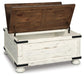 Wystfield Cocktail Table with Storage Signature Design by Ashley®