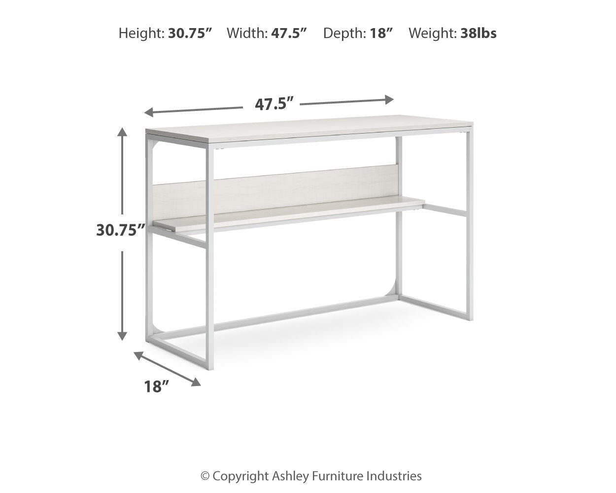 Deznee Home Office Desk Signature Design by Ashley®