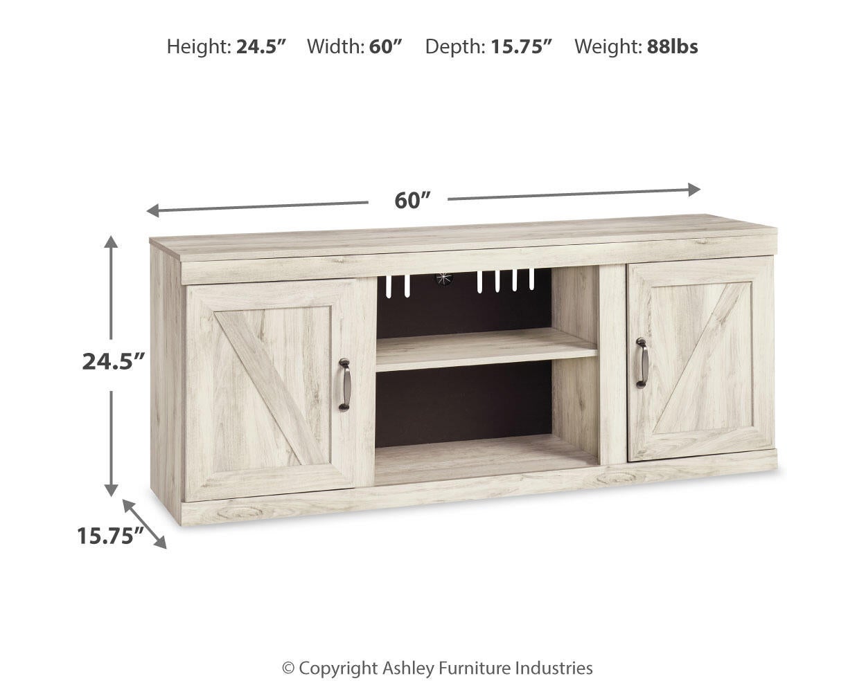 Bellaby LG TV Stand w/Fireplace Option Signature Design by Ashley®