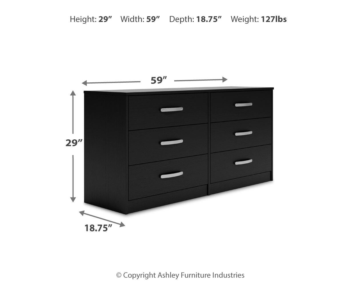 Finch Six Drawer Dresser Signature Design by Ashley®