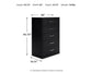 Finch Five Drawer Chest Signature Design by Ashley®