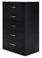 Finch Five Drawer Chest Signature Design by Ashley®