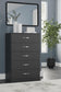 Finch Five Drawer Chest Signature Design by Ashley®