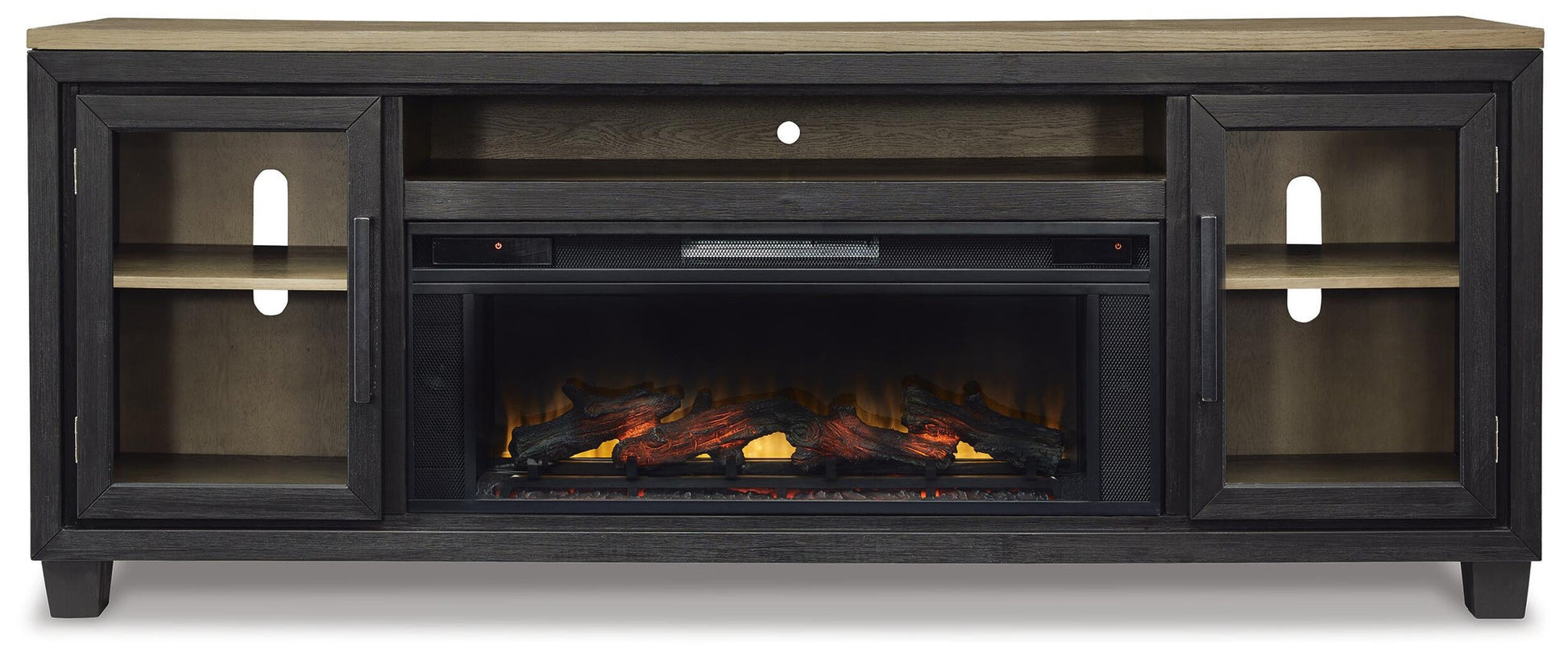 Foyland 83" TV Stand with Electric Fireplace Signature Design by Ashley®