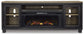 Foyland 83" TV Stand with Electric Fireplace Signature Design by Ashley®