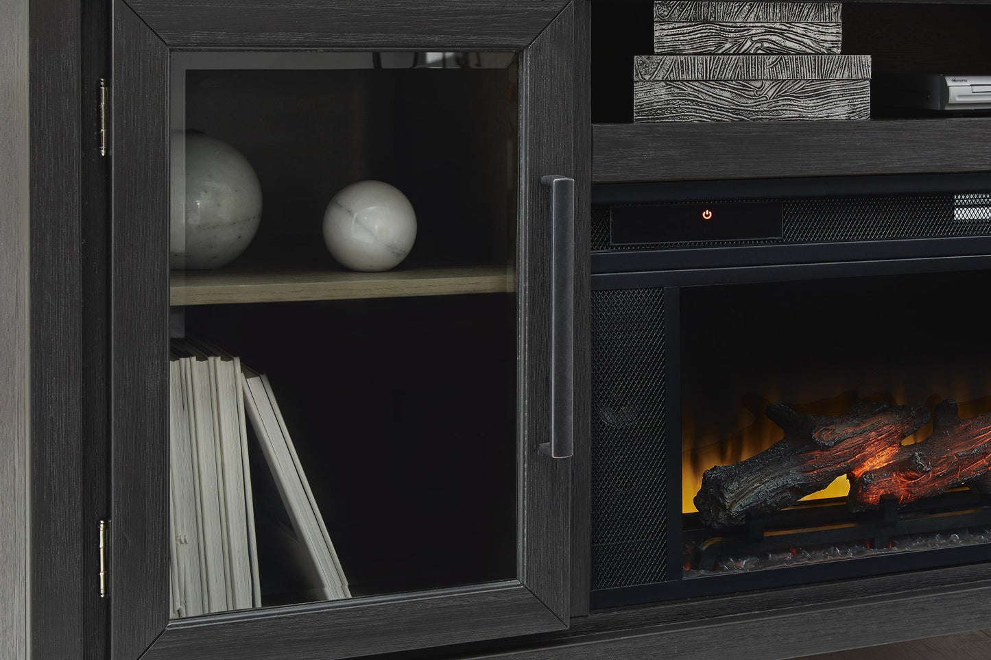 Foyland 83" TV Stand with Electric Fireplace Signature Design by Ashley®