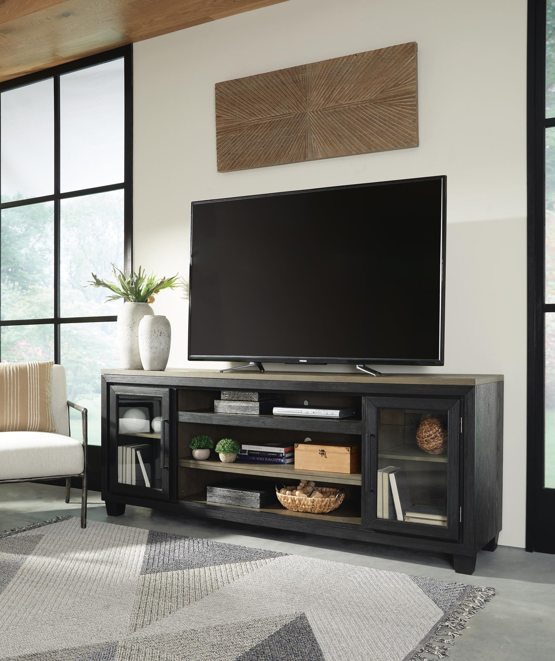 Foyland XL TV Stand w/Fireplace Option Signature Design by Ashley®