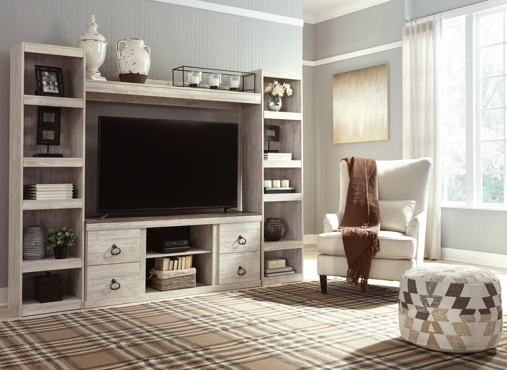Willowton 4-Piece Entertainment Center Signature Design by Ashley®