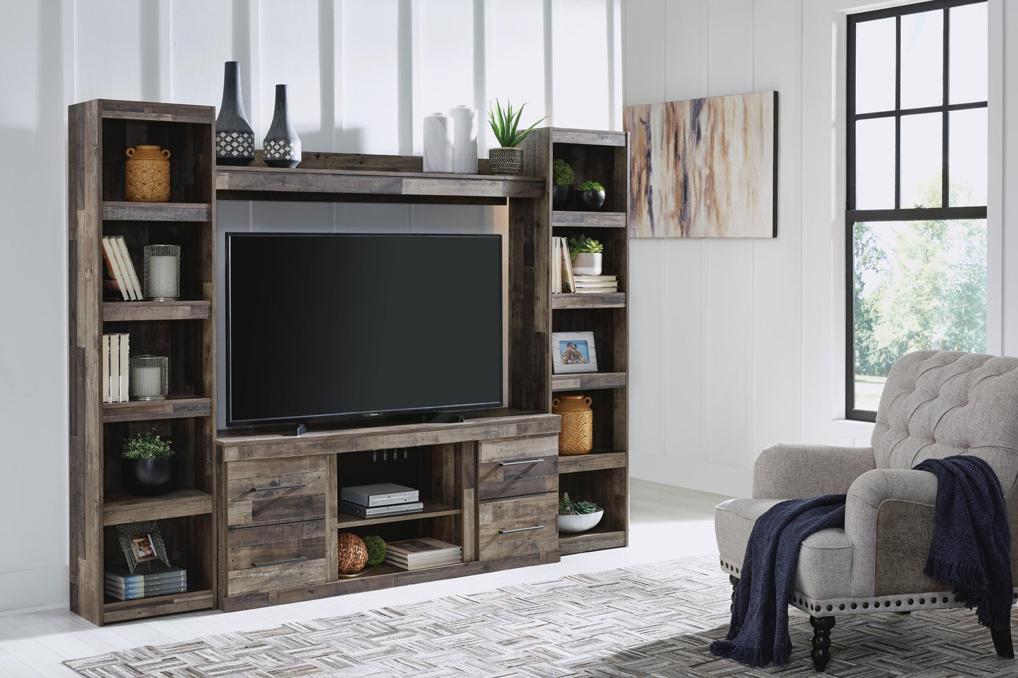 Derekson 4-Piece Entertainment Center Signature Design by Ashley®