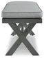 Elite Park Bench with Cushion Signature Design by Ashley®