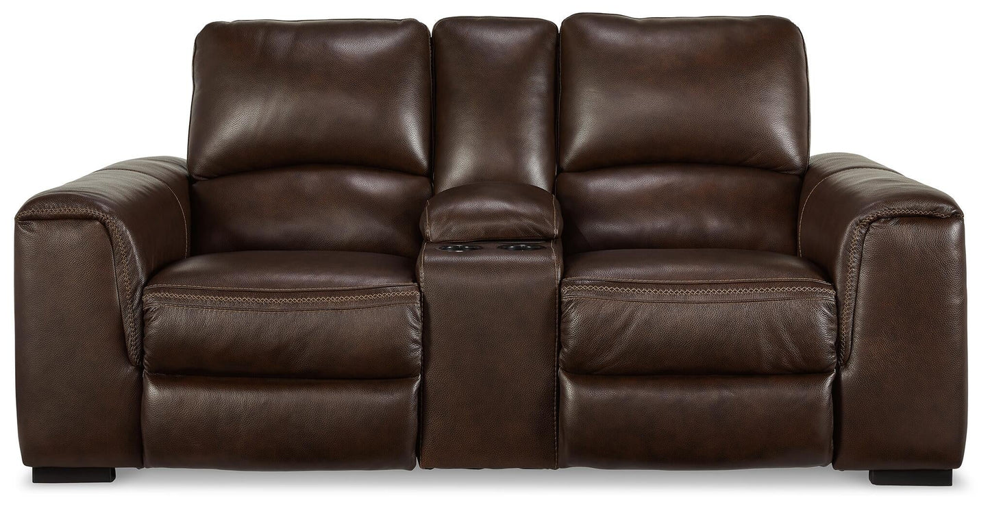 Alessandro PWR REC Loveseat/CON/ADJ HDRST Signature Design by Ashley®