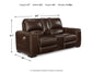 Alessandro PWR REC Loveseat/CON/ADJ HDRST Signature Design by Ashley®