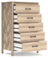 Battelle Five Drawer Chest Signature Design by Ashley®