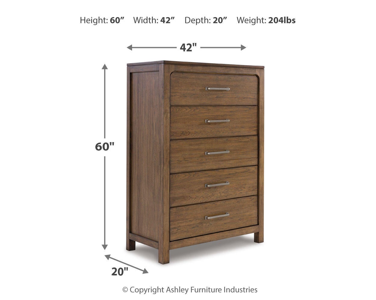 Cabalynn Five Drawer Chest Signature Design by Ashley®