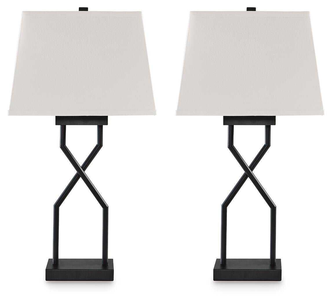 Brookthrone Metal Table Lamp (2/CN) Signature Design by Ashley®