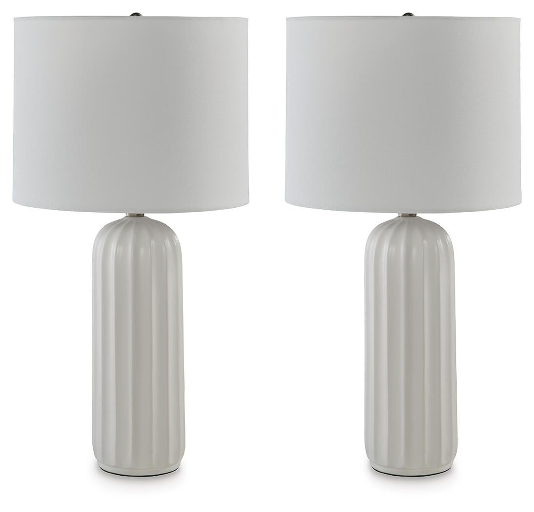 Clarkland Ceramic Table Lamp (2/CN) Signature Design by Ashley®
