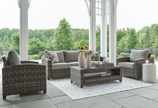 Oasis Court Sofa/Chairs/Table Set (4/CN) Signature Design by Ashley®