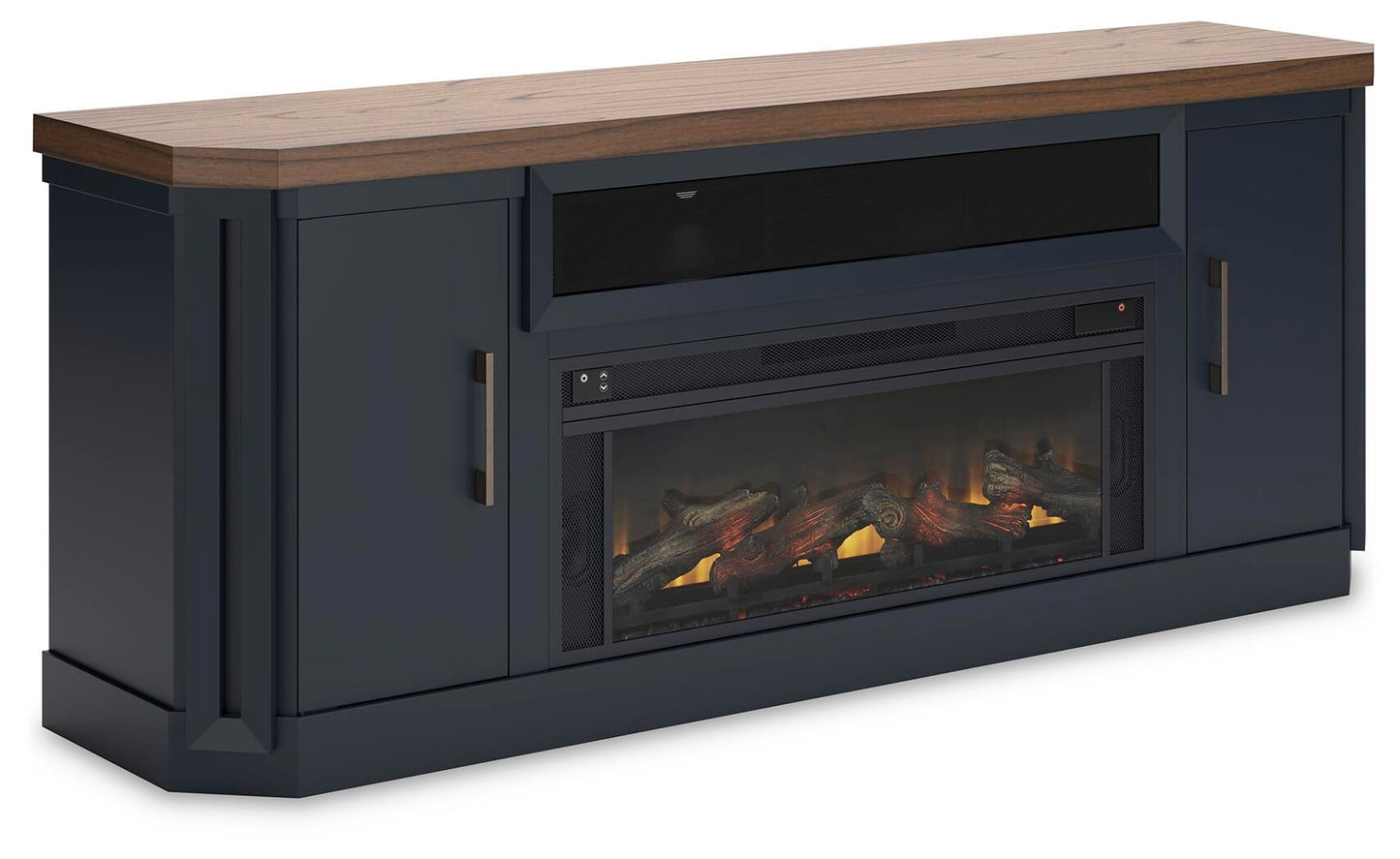Landocken 83" TV Stand with Electric Fireplace Signature Design by Ashley®