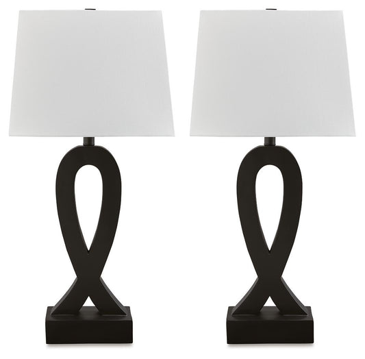 Markellton Poly Table Lamp (2/CN) Signature Design by Ashley®