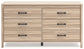 Battelle Six Drawer Dresser Signature Design by Ashley®