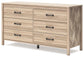 Battelle Six Drawer Dresser Signature Design by Ashley®