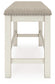 Robbinsdale DBL Counter UPH Bench (1/CN) Signature Design by Ashley®