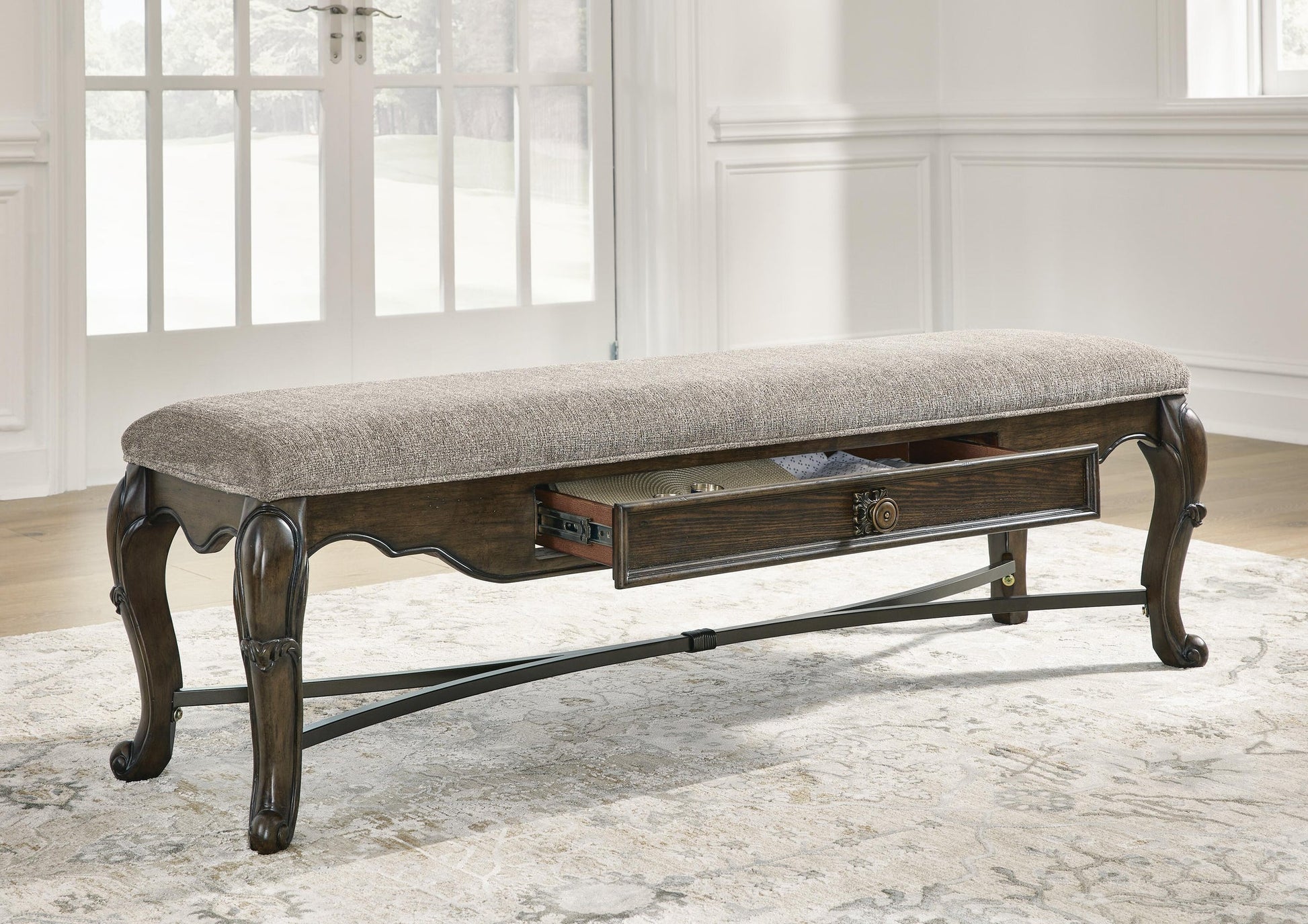 Maylee Upholstered Storage Bench Signature Design by Ashley®