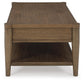 Roanhowe Rectangular Cocktail Table Signature Design by Ashley®