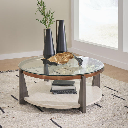 Frazwa Round Cocktail Table Signature Design by Ashley®