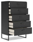 Socalle Five Drawer Chest Signature Design by Ashley®