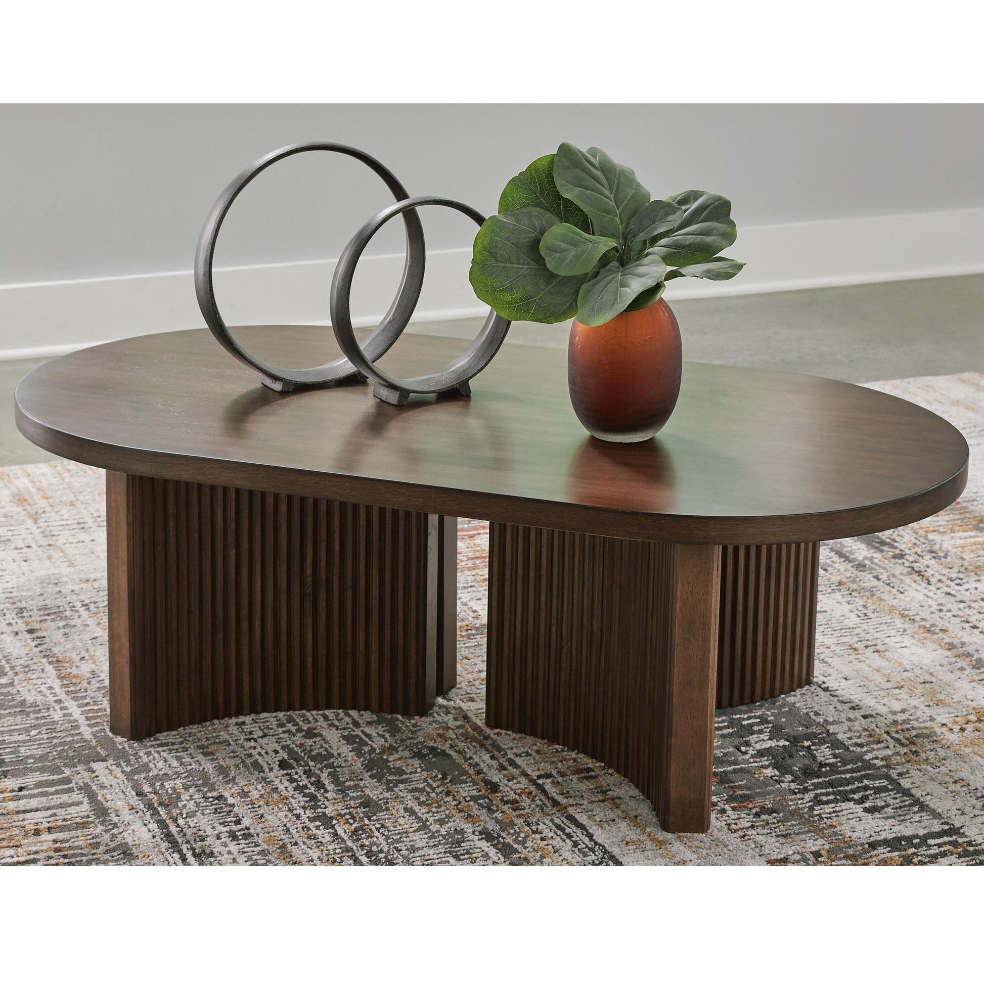 Korestone Oval Cocktail Table Signature Design by Ashley®