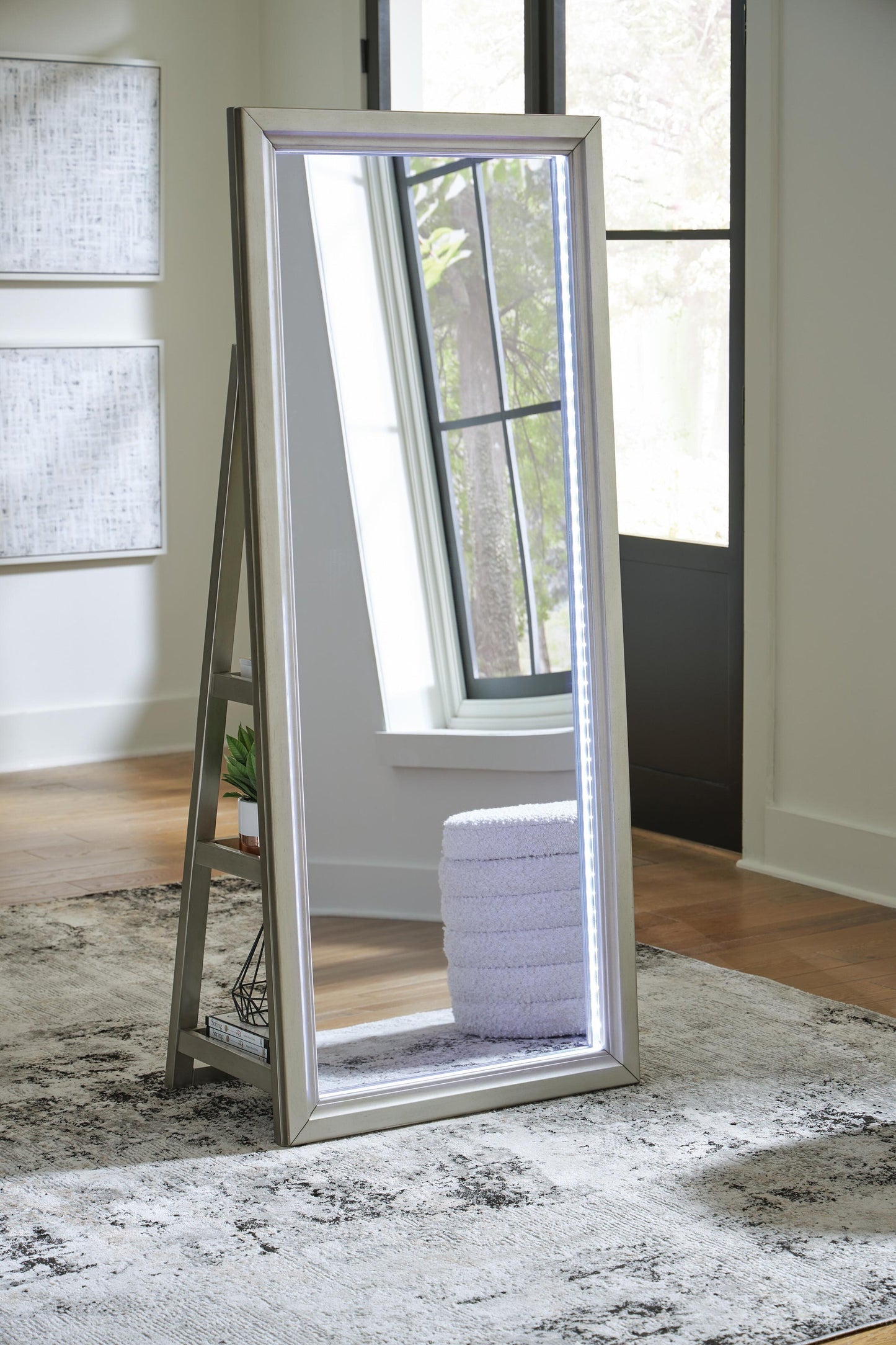 Evesen Floor Standing Mirror/Storage Signature Design by Ashley®