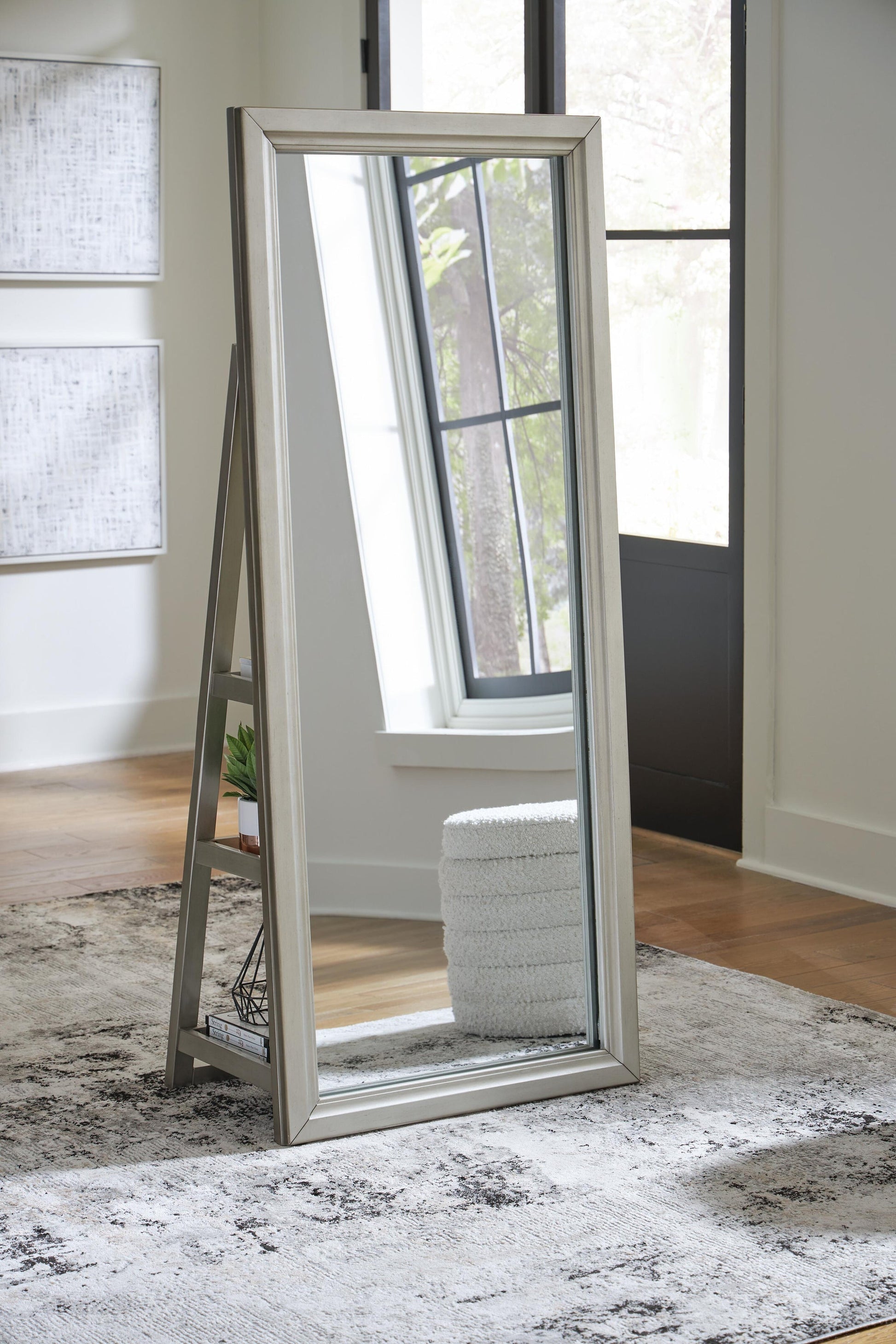Evesen Floor Standing Mirror/Storage Signature Design by Ashley®