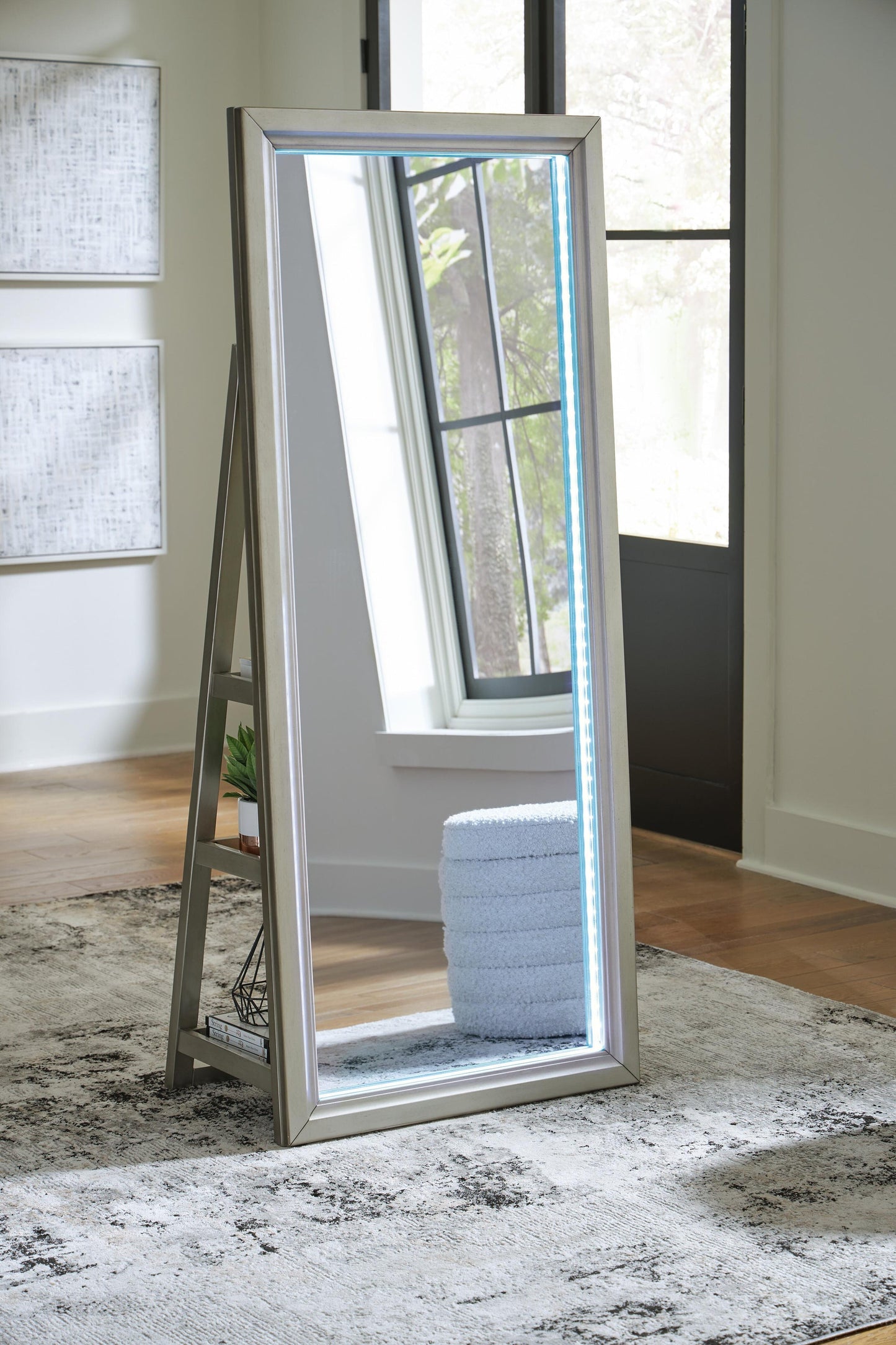 Evesen Floor Standing Mirror/Storage Signature Design by Ashley®
