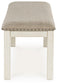 Robbinsdale Large UPH Dining Room Bench Signature Design by Ashley®