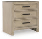 Calmoro Three Drawer Night Stand Signature Design by Ashley®